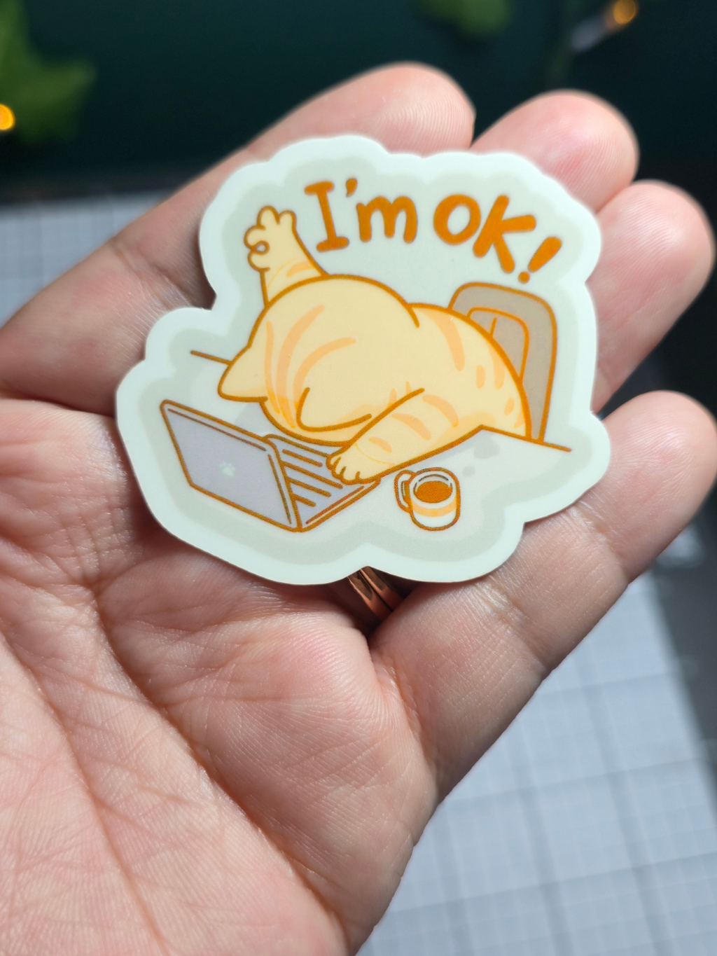 Glow In The Dark Custom Vinyl Sticker