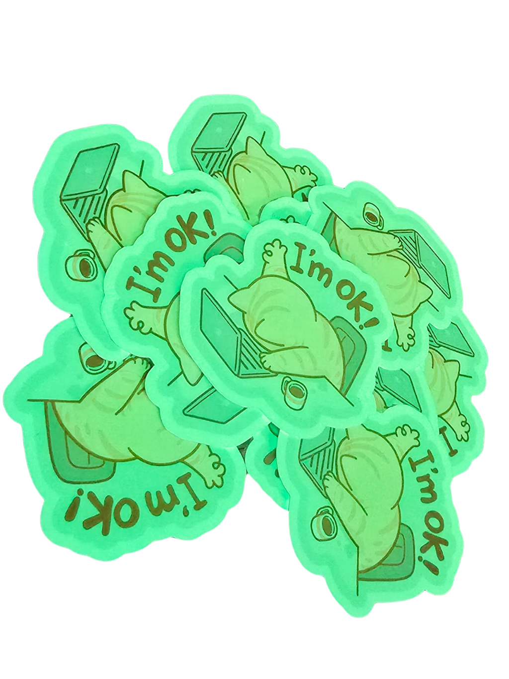 Glow In The Dark Custom Vinyl Sticker