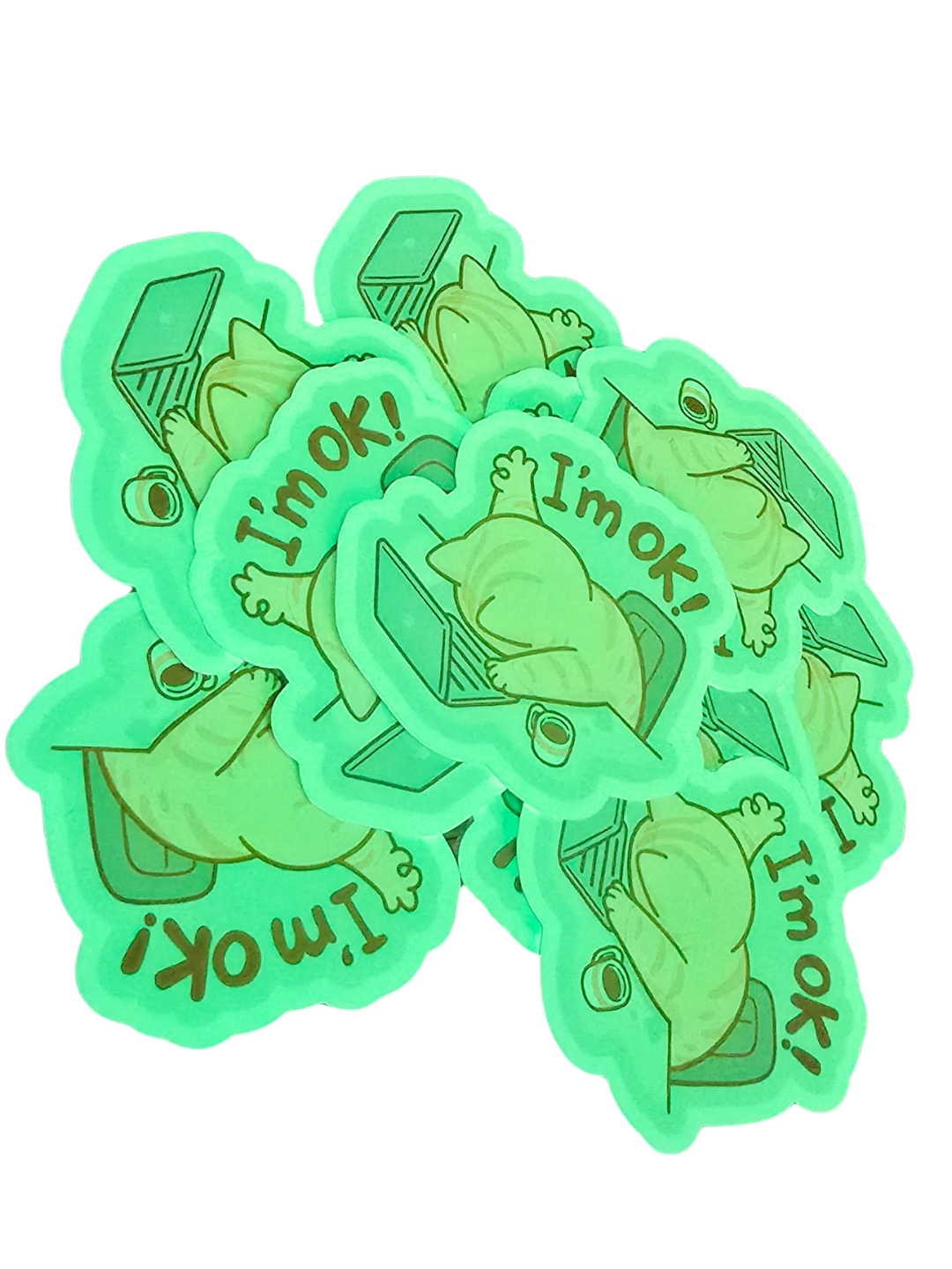 Glow In The Dark Custom Vinyl Sticker