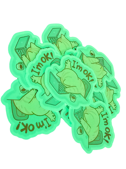 Glow In The Dark Custom Vinyl Sticker