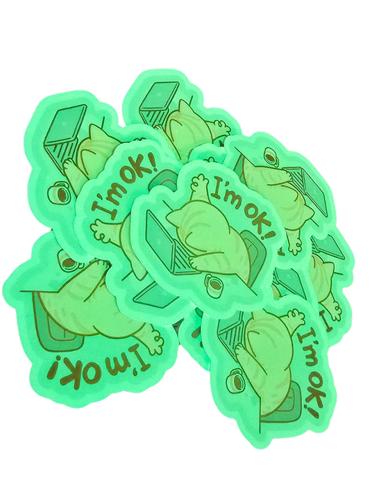 Glow In The Dark Custom Vinyl Sticker